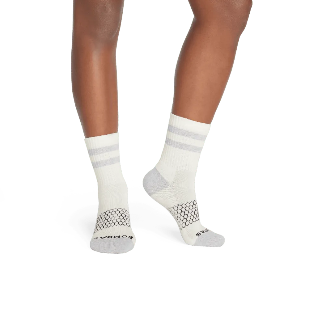 Women's Vintage Stripes Half Calf Socks