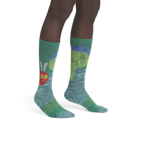Adult Eric Carle Calf Sock 4-Pack & Book