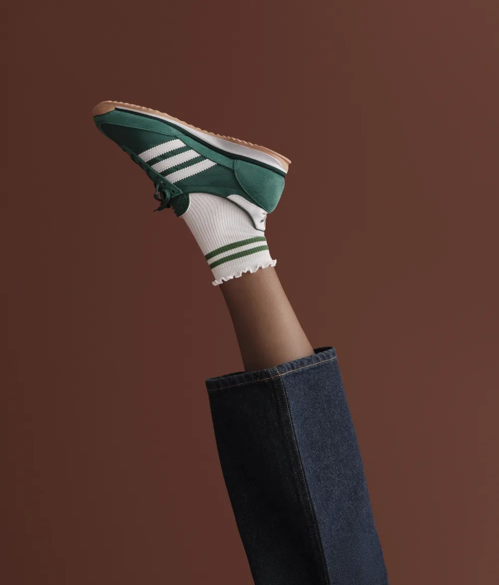 Women's Ruffle Rib Quarter Socks